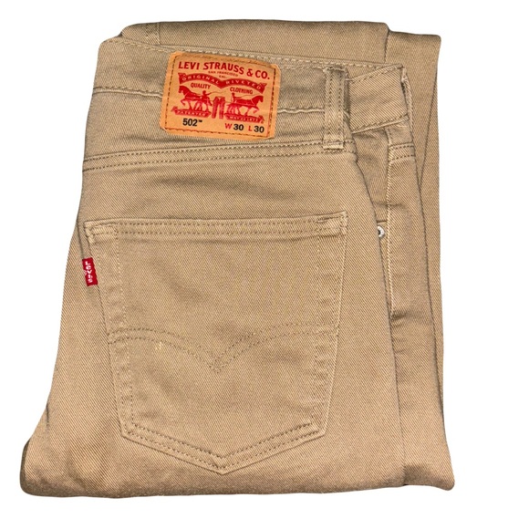 LIKE NEW Levi’s Khaki 502 Pants - Picture 1 of 4